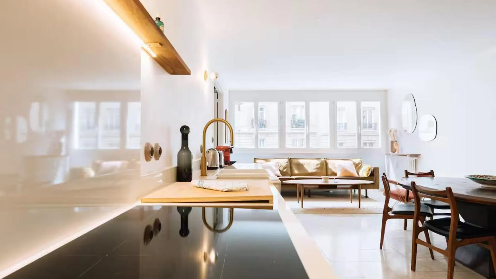 Flexliving - Beautiful 3-Room Apartment With Living Room - 18Th Paris França