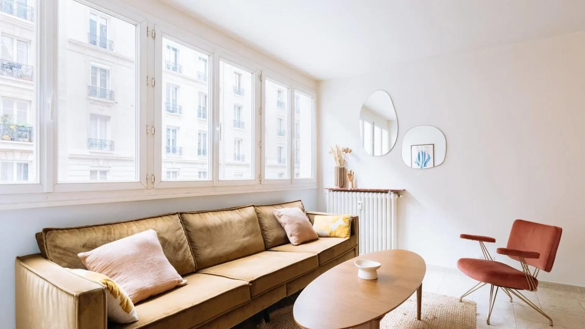 Flexliving - Beautiful 3-Room Apartment With Living Room - 18Th Paris Frankrig